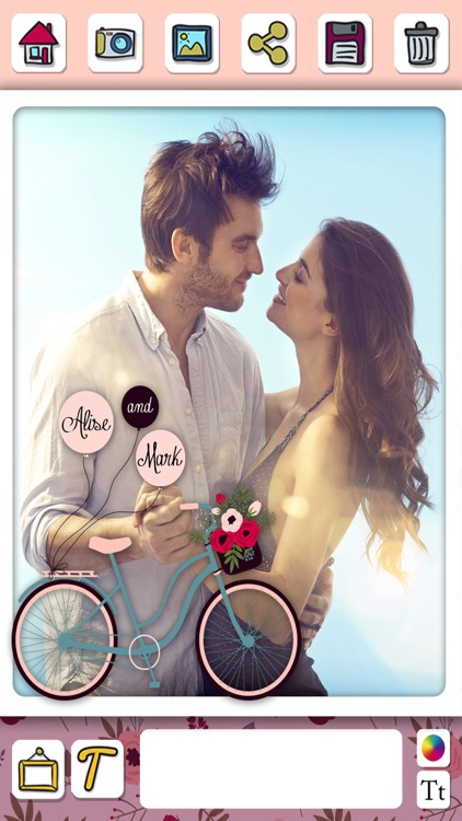 Wedding frames – romantic love photo album editor screenshot-4