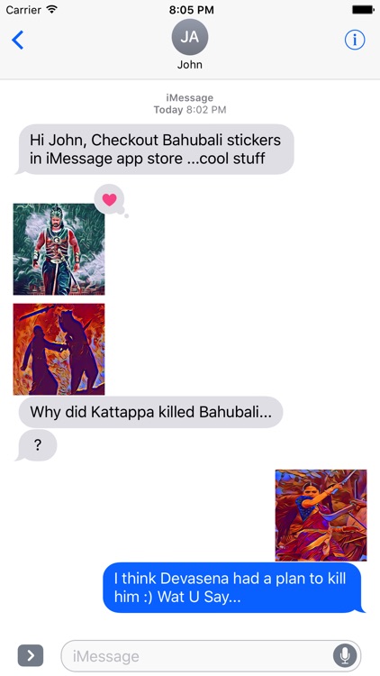 Bahubali Stickers