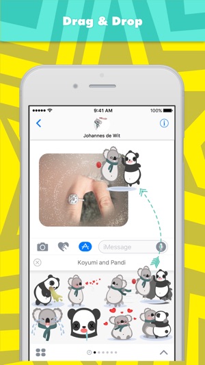 Koyumi and Pandi stickers by Johannes de Wit(圖3)-速報App