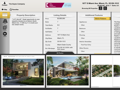 Keyes Real Estate for iPad screenshot 3