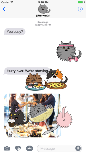 Purr-Moji Cat Stickers - Fun Pack(圖1)-速報App