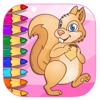 Kids Squirrel Game Coloring Page Free To Play