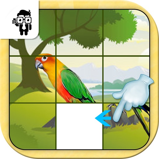 Bird Slide Puzzle Kids Game Icon