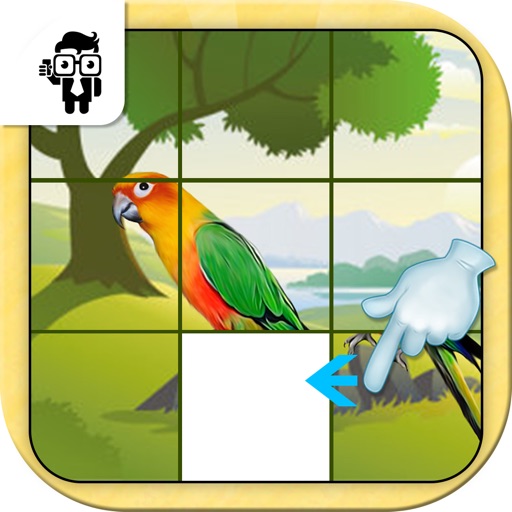 Bird Slide Puzzle Kids Game