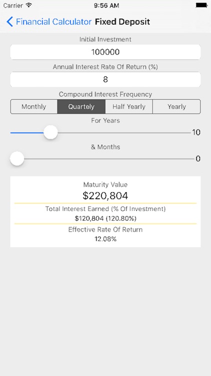FinCal - Financial Calculator screenshot-4