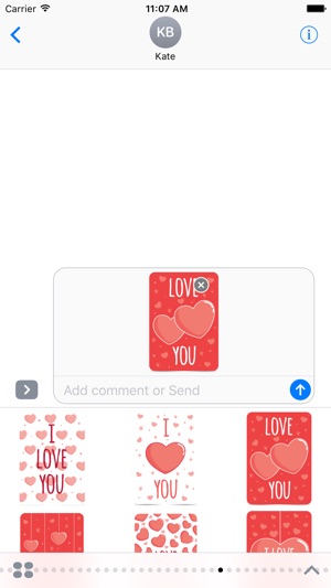 Love - eCard Stickers for iMessage(圖1)-速報App