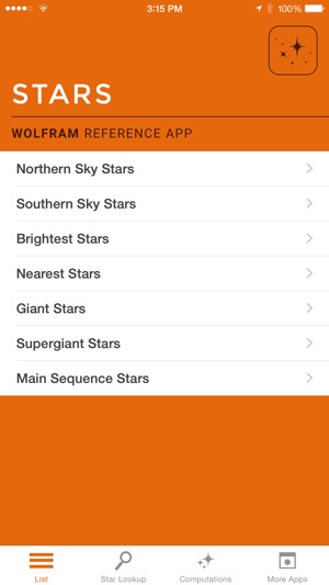 Wolfram Stars Reference App