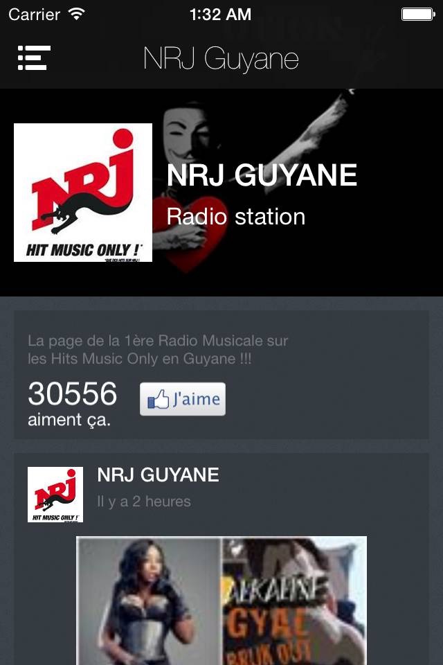 NRJ Guyane screenshot 4