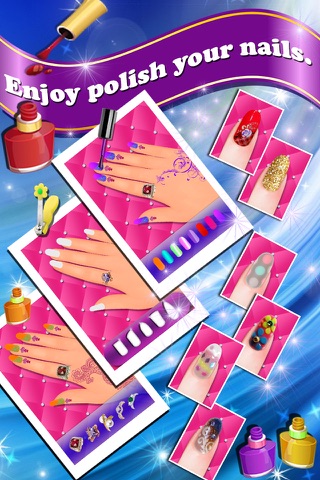 Manicure Nail Salon - A Girl Makeover Game screenshot 2