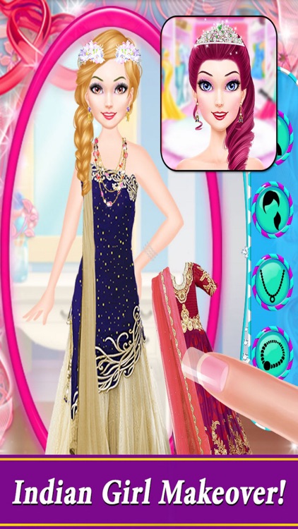 Indian Makeover - Girls Game screenshot-3