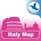 《意大利离线旅游地图》由中国地图出版社的《世界分国地图》系列改编而来，该系列地图覆盖了世界200多个国家和地区。 