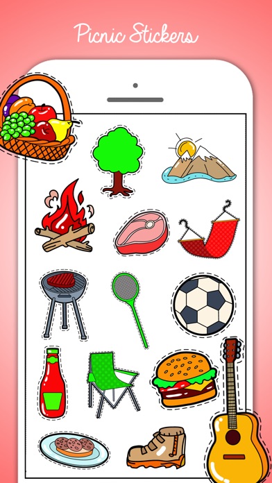 Picnic & Fun Loving Stickers screenshot 3