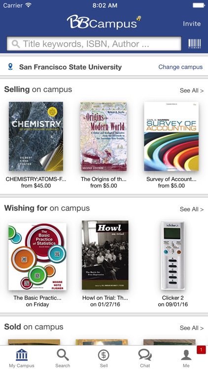 BBCampus - Buy & Sell Textbooks on Campus, No Fee