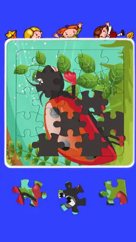 Game screenshot Jigsaw puzzles bug & insect games for toddlers apk