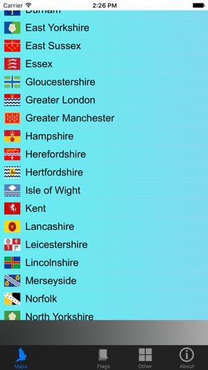 English Counties, Flags and Maps(圖2)-速報App