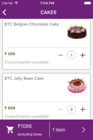 BookTheCake screenshot 3