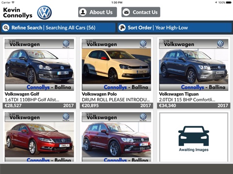 Connollys Volkswagen Ballina screenshot 2