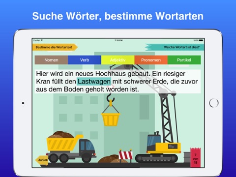 Wortarten Weltreise screenshot 3