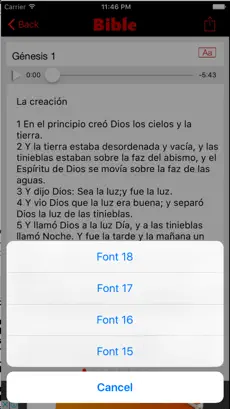 Screenshot 5 El libro de los salmos con la biblia reina valera iphone