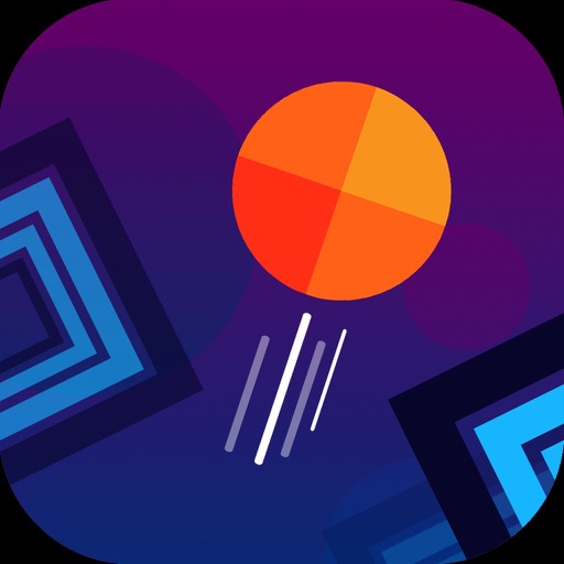 Amazing Orange Ball Escalating Dasher iOS App