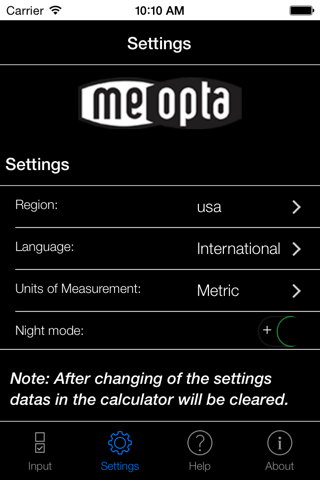 Meopta Ballistic Calculator - náhled