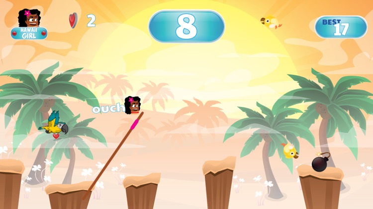 Hawaii Girl - Jumpy Game For Kids screenshot-3