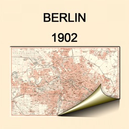 Berlin 1902. Historical map.