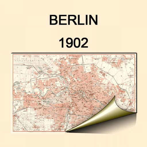 Berlin 1902. Historical map. icon
