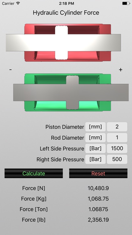 Hydraulic Cylinder Force screenshot-4