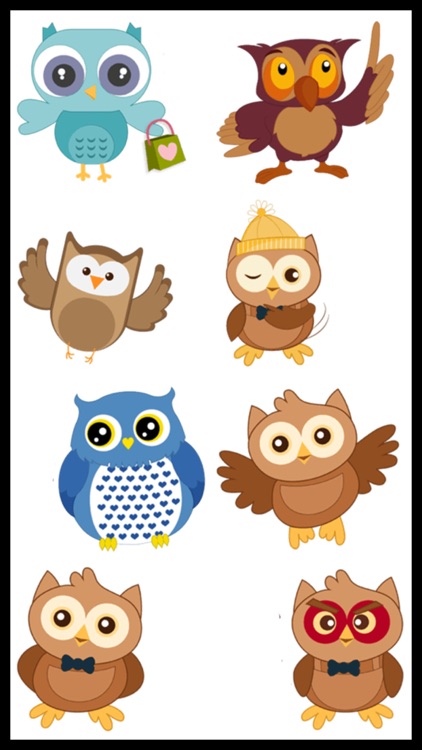 Owls Stickers