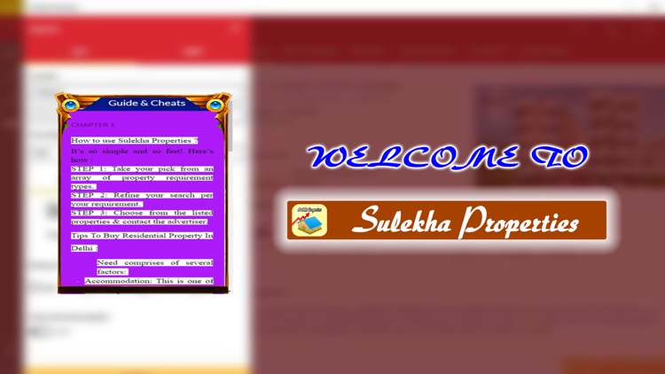 App Guide for Sulekha Properties