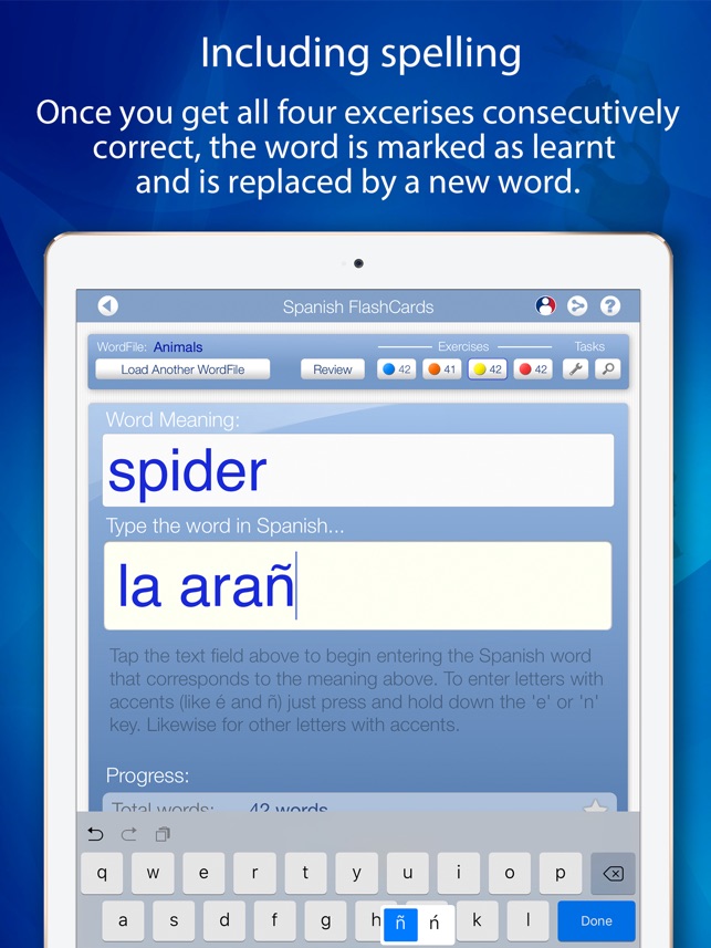 Learn Spanish FlashCards for iPad(圖5)-速報App