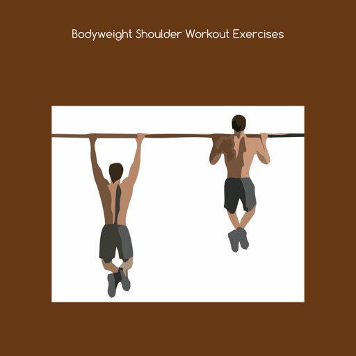 Bodyweight shoulder workout exercises icon