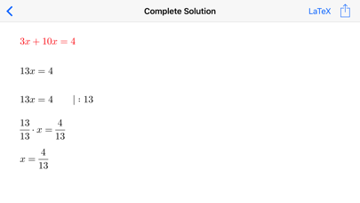 Linear Equations Tutor screenshot 2