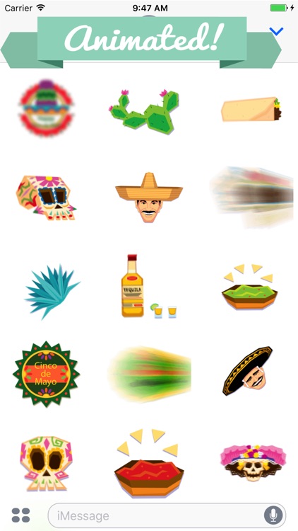 Cinco de Mayo Animated Stickers