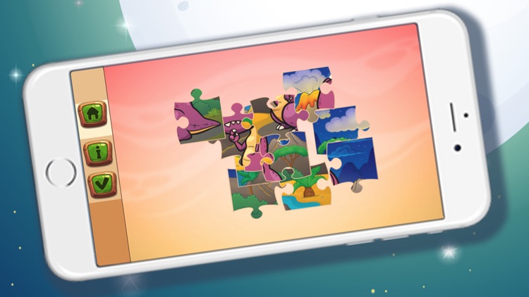 Dinosaur TRex jigsaw puzzles for kids screenshot-3