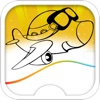 Planes Drawing And Coloring Book