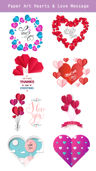 Animated Paper Art Love Pack screenshot 4