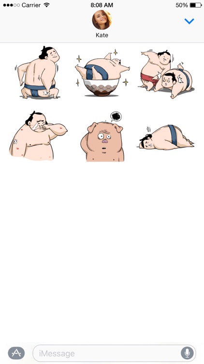 Ringo the Sumo Wrestler stickers screenshot-4