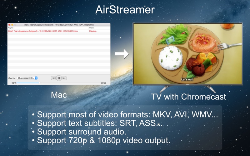AirStreamer - for Google Chromecast thumbnail 2