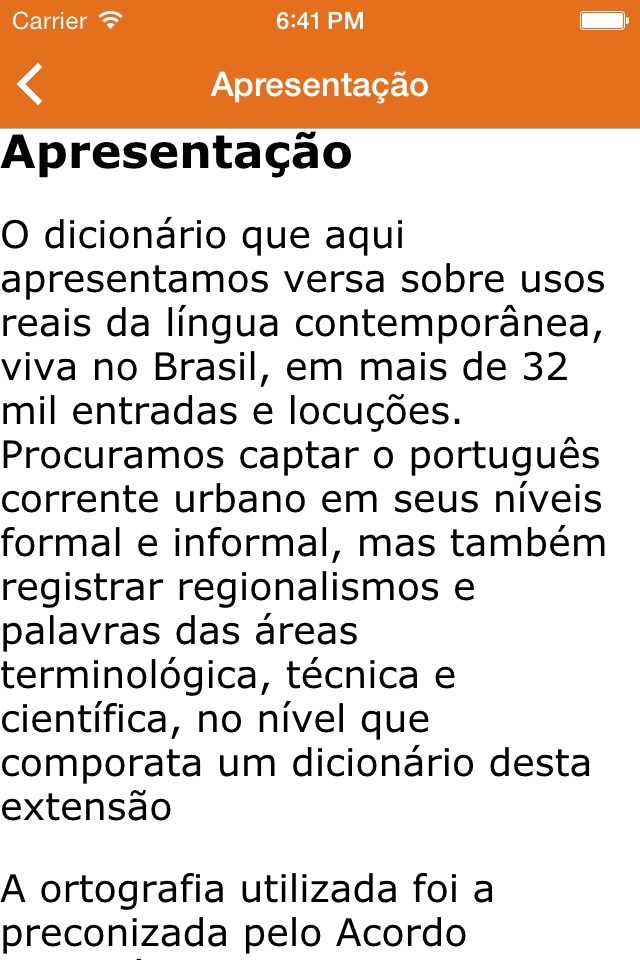 Pequeno Dicionário Houaiss da Língua Portuguesa screenshot 4