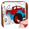 Kids Monster Truck Coloring Page Game Education
