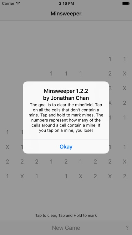 Minsweeper: Minimalist Minesweeper (Open Source)