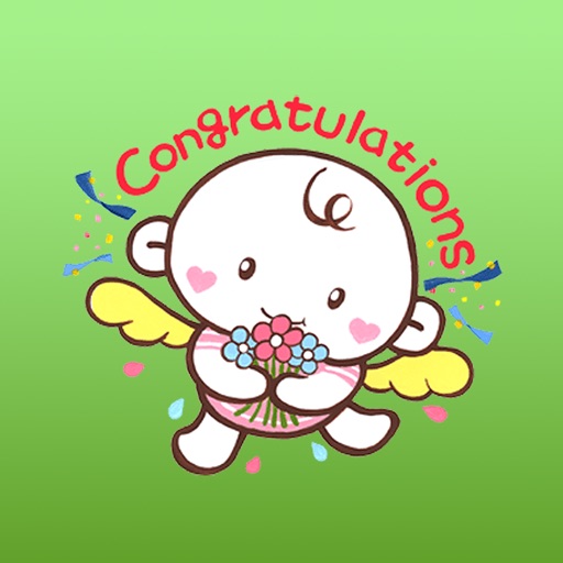 Zuri The Pretty Baby Angel Stickers icon