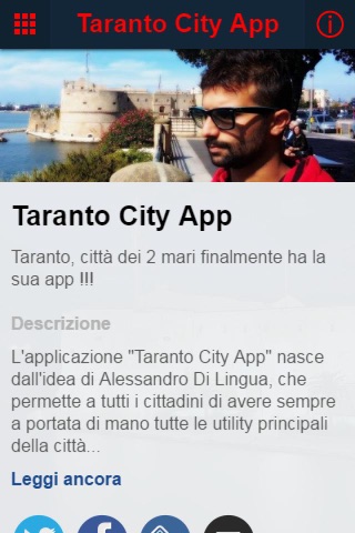 Taranto city App screenshot 2