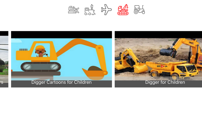 Vehicle(Tractor, Digger and Planes)Videos for Kids(圖4)-速報App