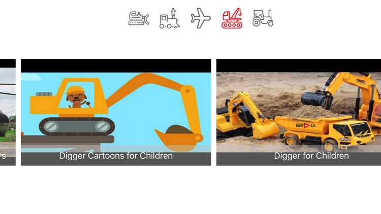 Vehicle(Tractor, Digger and Planes)Videos for Kids screenshot-3