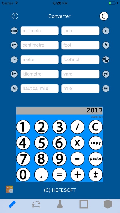 Converter with Calculator