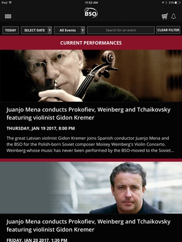 Boston Symphony Orchestra for iPad screenshot 2