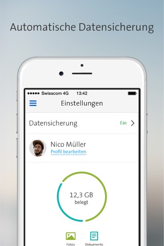 Swisscom myCloud screenshot 3